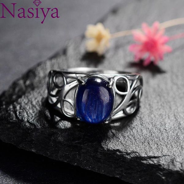 cluster rings nasiya retro natural 8*10mm kyanite ring s925 sterling silver engagement gemstone vintage party anniversary gift fine jewelry, Golden;silver
cluster rings nasiya retro natural 8*10mm kyanite ring s925 sterling silver engagement gemstone vintage party anniversary gift fine jewelry, Golden;silver