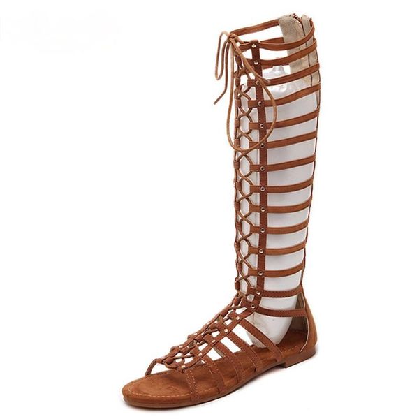 women sandals strappy open toe knee high summer gladiator flat roman bandage casual boots shoes size 35-41, Black
women sandals strappy open toe knee high summer gladiator flat roman bandage casual boots shoes size 35-41, Black