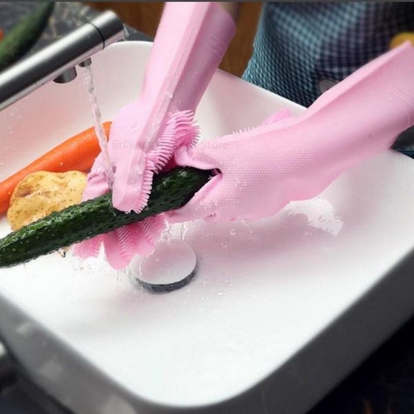 disposable gloves silicone dishwashing with brush kitchen dish washing rubber magic clean
disposable gloves silicone dishwashing with brush kitchen dish washing rubber magic clean
