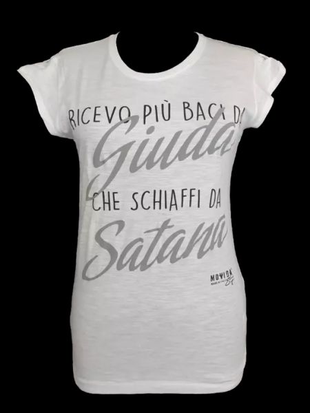t-shirt shirt get more kisses by judas that slaps from satan cotton fashion women, White;black
t-shirt shirt get more kisses by judas that slaps from satan cotton fashion women, White;black