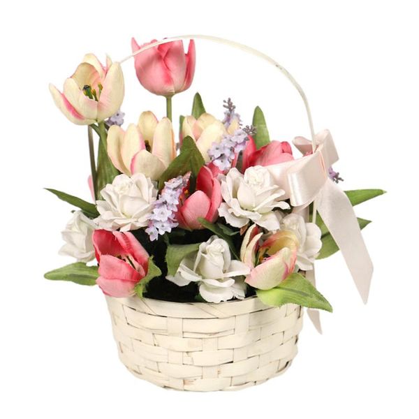 tulip ornament bonsai small bouquets faux flowers bamboo basket realistic valentine's day present decoration potted tulips decorative &
tulip ornament bonsai small bouquets faux flowers bamboo basket realistic valentine's day present decoration potted tulips decorative &