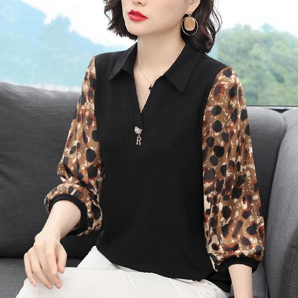 women's blouses & shirts blouse women large size leopard print shirt loose three-quarter sleeve summer chiffon blusas mujer de moda, White
women's blouses & shirts blouse women large size leopard print shirt loose three-quarter sleeve summer chiffon blusas mujer de moda, White