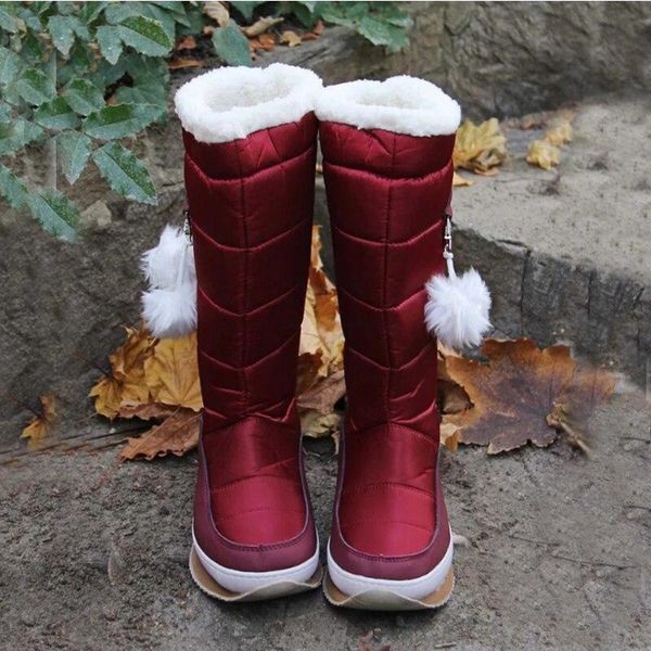 women's snow platform winter boots thick plush waterproof non-slip for christmas women warm fur botas de mujer utzg, Black
women's snow platform winter boots thick plush waterproof non-slip for christmas women warm fur botas de mujer utzg, Black