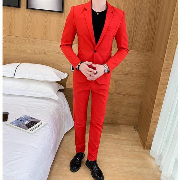 men's suits & blazers horse embroidery back spring suit sets tuxedo jacket+suit pants long sleeve groom wedding two pieces slim men clo, White;black
men's suits & blazers horse embroidery back spring suit sets tuxedo jacket+suit pants long sleeve groom wedding two pieces slim men clo, White;black