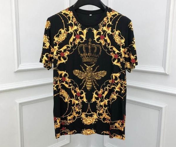 t shirts 20ss fashion bee crown diamond royal print brand clothing tee t shirts designer for men, White;black
t shirts 20ss fashion bee crown diamond royal print brand clothing tee t shirts designer for men, White;black
