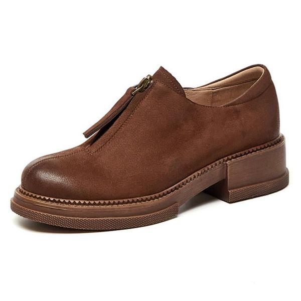 dress shoes woman platform round yoe zippers decoration genuine leather women spring party working size 41 42, Black
dress shoes woman platform round yoe zippers decoration genuine leather women spring party working size 41 42, Black