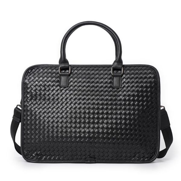 briefcases soft leather pu handmade weaving briefcase for men business fashion laphandbag male shoulder crossbody bags
briefcases soft leather pu handmade weaving briefcase for men business fashion laphandbag male shoulder crossbody bags