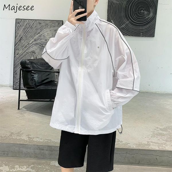 men's jackets men summer reflective sun protective chic loose simple breathable thin jacket coat teens adjusted ulzzang male clothing, Black;brown
men's jackets men summer reflective sun protective chic loose simple breathable thin jacket coat teens adjusted ulzzang male clothing, Black;brown