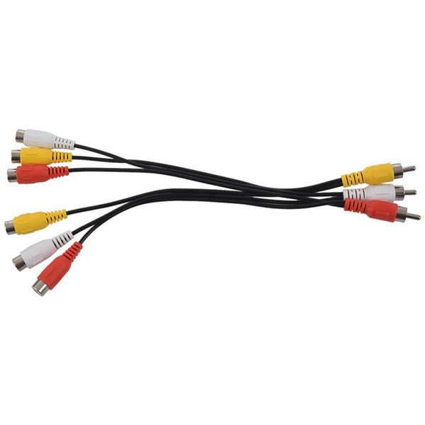 audio cables & connectors abgn -1pc 3 rca male to 6 female splitter power outlet video cable av adapter
audio cables & connectors abgn -1pc 3 rca male to 6 female splitter power outlet video cable av adapter