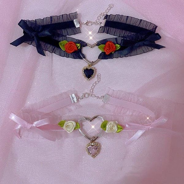chokers harajuku gothic lace choker necklace lolita girl heart soft bow rose retro for lady kawaii jewelry vintage accessories, Golden;silver
chokers harajuku gothic lace choker necklace lolita girl heart soft bow rose retro for lady kawaii jewelry vintage accessories, Golden;silver
