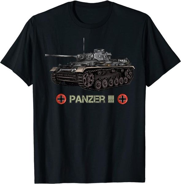 men's t-shirts world war 2 german tank panzer 3 gift men t-shirt short casual 100% cotton o-neck mens t shirts, White;black
men's t-shirts world war 2 german tank panzer 3 gift men t-shirt short casual 100% cotton o-neck mens t shirts, White;black