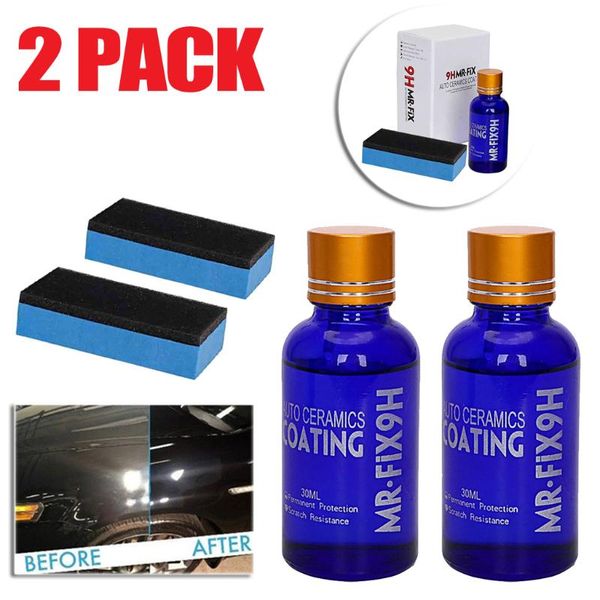 car cleaning tools 2 sets 9h auto oxidizing liquid ceramic glass coating superhydrophobic automotive care detailing accessories 30ml*2
car cleaning tools 2 sets 9h auto oxidizing liquid ceramic glass coating superhydrophobic automotive care detailing accessories 30ml*2