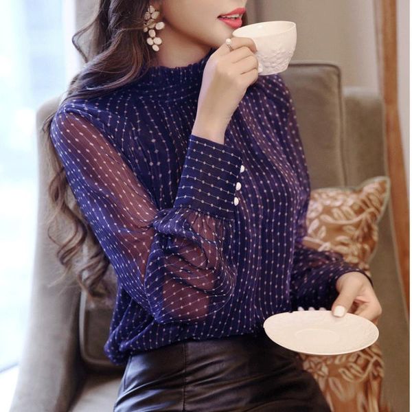 women's blouses & shirts 2021 summer woman blusa mujer lace chiffon blouse women shirt long sleeve womens and ladies plus size, White
women's blouses & shirts 2021 summer woman blusa mujer lace chiffon blouse women shirt long sleeve womens and ladies plus size, White