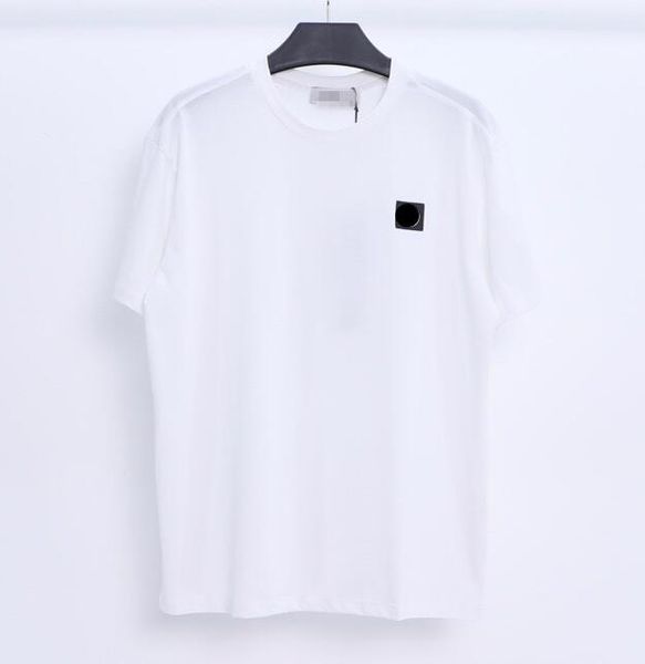 men women t shirts couple embroidery badge logo casual fashion pure cotton printing black white men's and women's t-shirt size m-2, White;black
men women t shirts couple embroidery badge logo casual fashion pure cotton printing black white men's and women's t-shirt size m-2, White;black