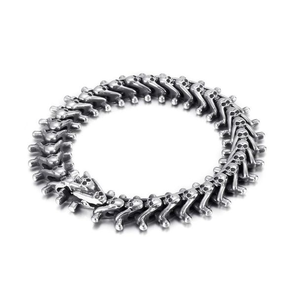 charm bracelets stainless steel evil centipede chain bracelet men skull ghost punk rock jewelry, Golden;silver
charm bracelets stainless steel evil centipede chain bracelet men skull ghost punk rock jewelry, Golden;silver