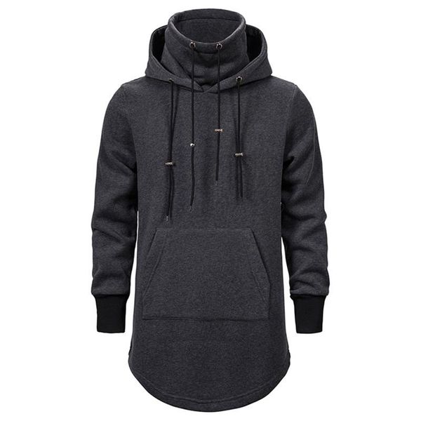 men's hoodies & sweatshirts autumn&winter solid color casual long sleeved lengthened hem men moletom sudaderas streetwear ropa, Black
men's hoodies & sweatshirts autumn&winter solid color casual long sleeved lengthened hem men moletom sudaderas streetwear ropa, Black