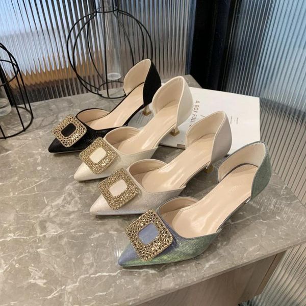 dress shoes women pumps rhinestone female high heels pointed toe shoe soft thin heel wedding 2021 arrival sandal, Black
dress shoes women pumps rhinestone female high heels pointed toe shoe soft thin heel wedding 2021 arrival sandal, Black
