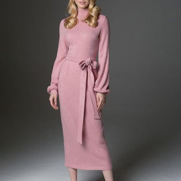women fashion long sleeve solid colors elegant autumn winter turtleneck belt bow bandage slim knitted sweater dress#g3 casual dresses, Black;gray
women fashion long sleeve solid colors elegant autumn winter turtleneck belt bow bandage slim knitted sweater dress#g3 casual dresses, Black;gray