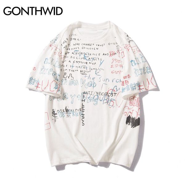 gonthwid graffiti print casual t shirts tee summer men hip hop short sleeve streetwear fashion harajuku casual male tshirts y0322, White;black
gonthwid graffiti print casual t shirts tee summer men hip hop short sleeve streetwear fashion harajuku casual male tshirts y0322, White;black