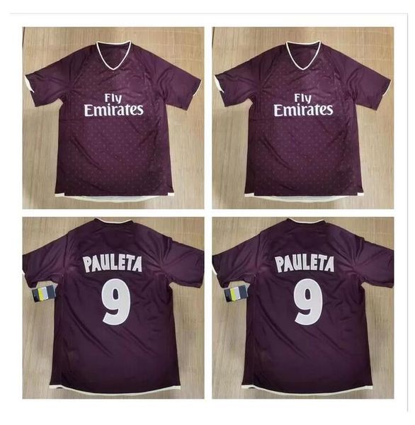 2006 2007 soccer jersey retro 06 07 classic red paris away vintage football shirt #25 rothen #15 kalou #9 pauleta maillot de foot, Black;yellow
2006 2007 soccer jersey retro 06 07 classic red paris away vintage football shirt #25 rothen #15 kalou #9 pauleta maillot de foot, Black;yellow