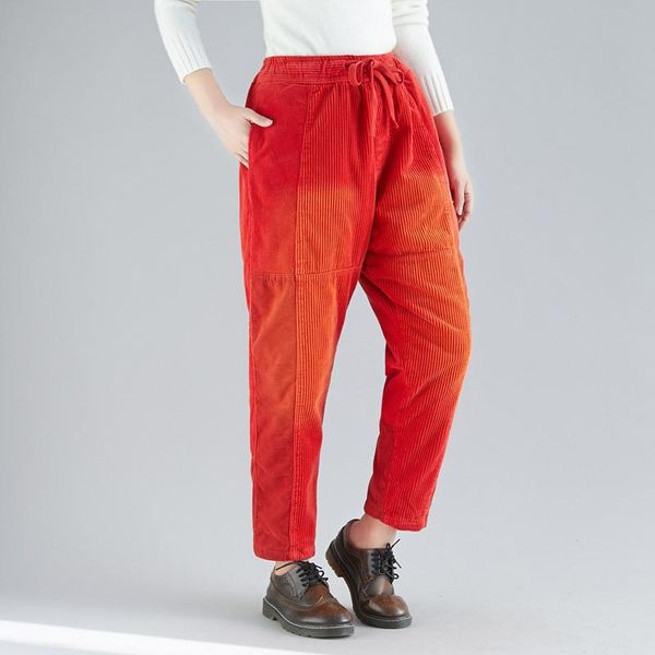 women's pants & capris johnature brand corduroy women elastic waist casual trouser 2021 spring loose warm cloths thick straight, Black;white
women's pants & capris johnature brand corduroy women elastic waist casual trouser 2021 spring loose warm cloths thick straight, Black;white