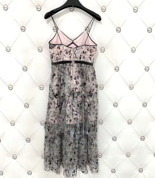 dress sequined summer party evening women spaghetti strap luxury beading embroidery deco cascading ruffle dress events, Black;gray
dress sequined summer party evening women spaghetti strap luxury beading embroidery deco cascading ruffle dress events, Black;gray