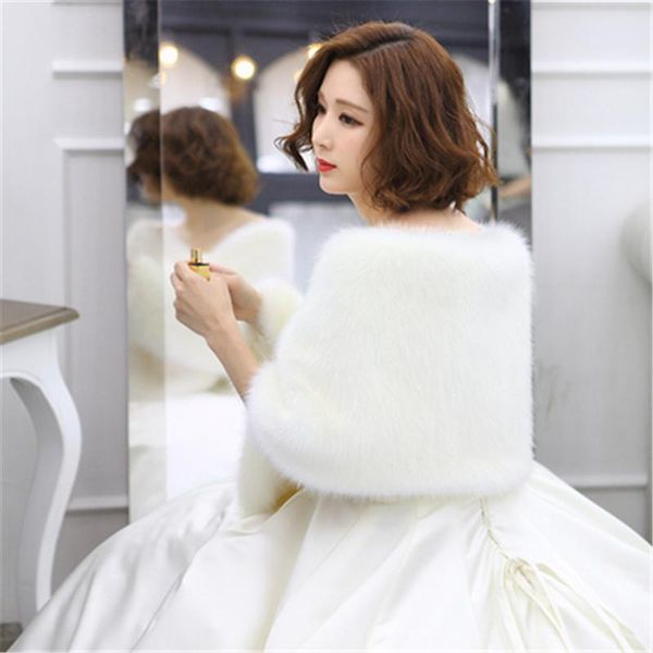 wraps & jackets bealegantom 2021 stock warm wedding bridal cape winter fur women jacket cloaks party coat qa1657, White
wraps & jackets bealegantom 2021 stock warm wedding bridal cape winter fur women jacket cloaks party coat qa1657, White
