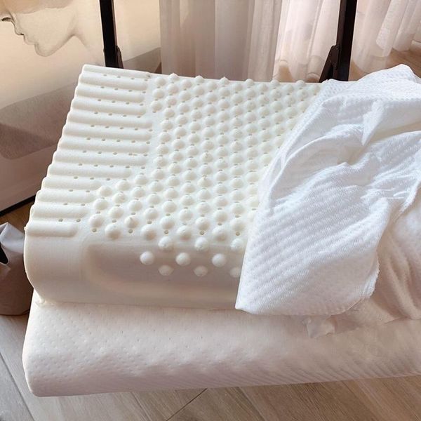 pillow natural latex orthopedic massage neck pain relief bedding for sleeping cervical health care pillows 60x40cm
pillow natural latex orthopedic massage neck pain relief bedding for sleeping cervical health care pillows 60x40cm