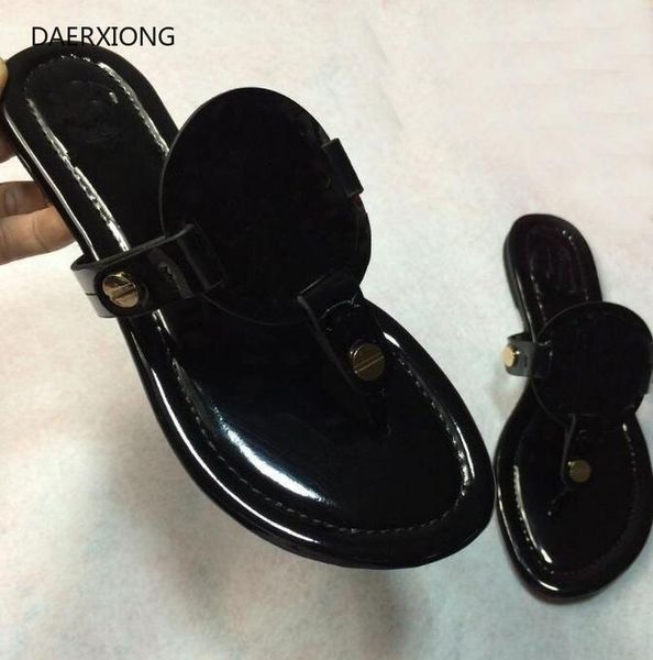 classics women flat sandal flip flops slipper genuine leather shoes summer fashion sandals no box slippers, Black
classics women flat sandal flip flops slipper genuine leather shoes summer fashion sandals no box slippers, Black