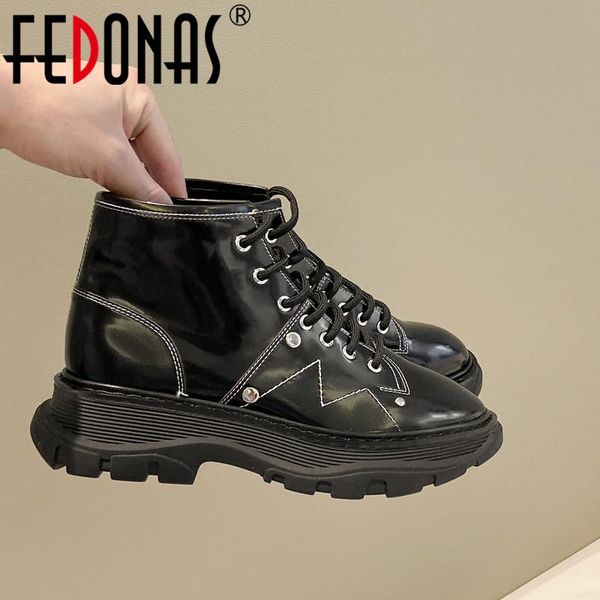 boots fedonas retro genuine leather women ankle 2021 autumn winter platform cross tied shoes for party dancing woman, Black
boots fedonas retro genuine leather women ankle 2021 autumn winter platform cross tied shoes for party dancing woman, Black