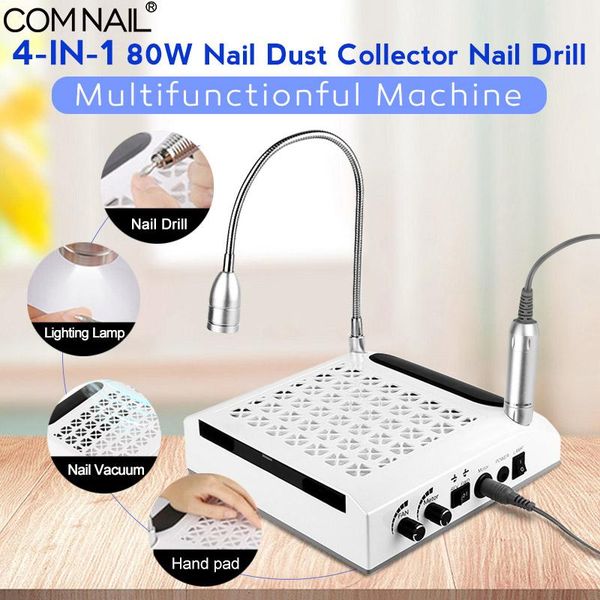 nail art equipment four-in-one electric vacuum cleaner & drill machine lighting lamp 80w hight power professional manicure tools, Silver 
nail art equipment four-in-one electric vacuum cleaner & drill machine lighting lamp 80w hight power professional manicure tools, Silver