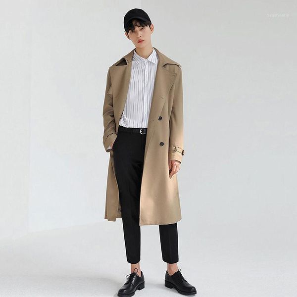 korean trench coat men's fashion casual long men streetwear spring autumn oversize windbreaker jacket mens overcoat -2xl coats, Tan;black
korean trench coat men's fashion casual long men streetwear spring autumn oversize windbreaker jacket mens overcoat -2xl coats, Tan;black