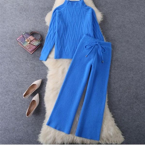 women's two piece pants chic winter sweater 2 outfits thick warm pullover sets knitwear wide leg tracksuits straight trousers suits, White
women's two piece pants chic winter sweater 2 outfits thick warm pullover sets knitwear wide leg tracksuits straight trousers suits, White