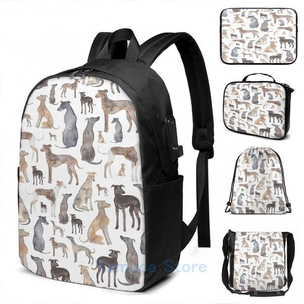 backpack funny graphic print greyhounds wippets and lurcher dogs usb charge men school bags women bag travel laptop
backpack funny graphic print greyhounds wippets and lurcher dogs usb charge men school bags women bag travel laptop