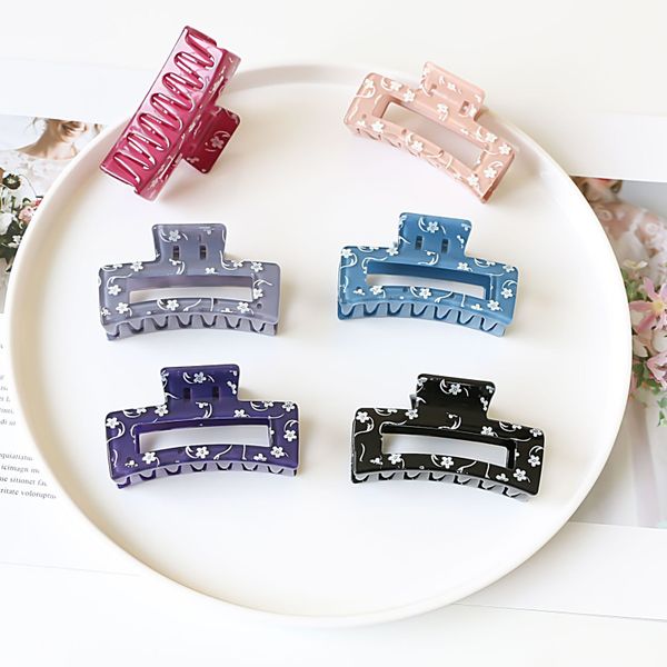 young ladies flower printing hollowed square hair clips barrettes for wholesale, Golden;silver
young ladies flower printing hollowed square hair clips barrettes for wholesale, Golden;silver