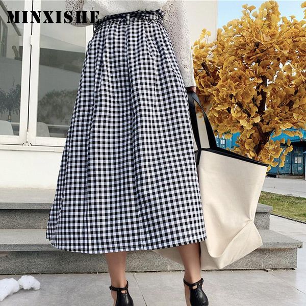 skirts spring womens skirt 2021 modis vintage plaid a-line midi tartan office faldas plus size belt casual checkered ladies, Black
skirts spring womens skirt 2021 modis vintage plaid a-line midi tartan office faldas plus size belt casual checkered ladies, Black