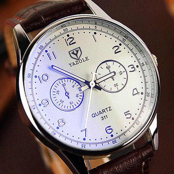 wristwatches yazole watch fashion leather strap men watches luminous hands mens quartz wristwatch waterproof male clock relogio masculino, Slivery;brown
wristwatches yazole watch fashion leather strap men watches luminous hands mens quartz wristwatch waterproof male clock relogio masculino, Slivery;brown