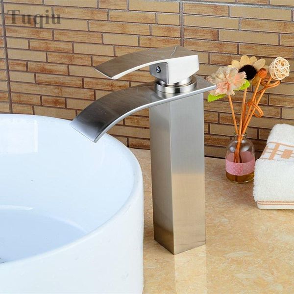 bathroom sink faucets faucet brass nickel finished waterfall basin luxury water tap
bathroom sink faucets faucet brass nickel finished waterfall basin luxury water tap