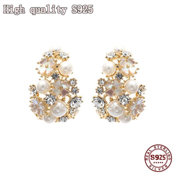 stud s925 silver needle hollowed out c-shaped half round pearl shell white flower sweet romantic lady earrings gift jewelry, Golden;silver
stud s925 silver needle hollowed out c-shaped half round pearl shell white flower sweet romantic lady earrings gift jewelry, Golden;silver