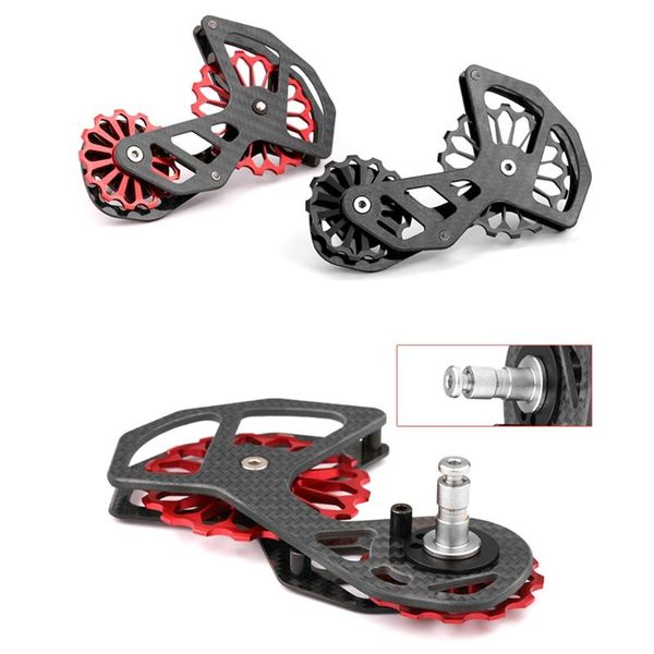 bike derailleurs bicycle carbon fiber ceramic rear derailleur 17t pulley guide wheel for -6800/r7000/r8000/r9100/r9000
bike derailleurs bicycle carbon fiber ceramic rear derailleur 17t pulley guide wheel for -6800/r7000/r8000/r9100/r9000