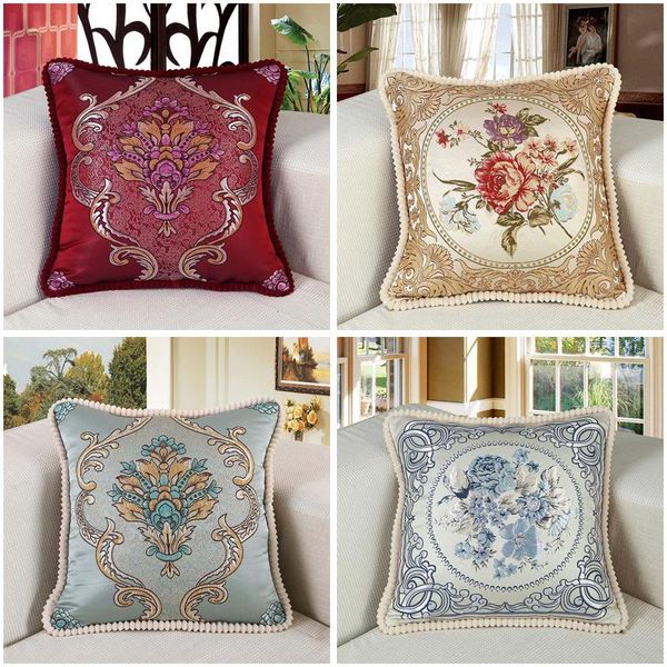 european style pillow cover sofa square cushion hold case embroidered floral waist backrest car pillowcase cushion/decorative
european style pillow cover sofa square cushion hold case embroidered floral waist backrest car pillowcase cushion/decorative