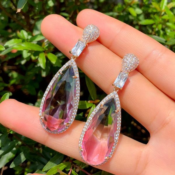 dangle & chandelier brazilian mutilcolor rainbow cz crystal long big water drop earring for women 2021 summer party bohomian jewel, Silver
dangle & chandelier brazilian mutilcolor rainbow cz crystal long big water drop earring for women 2021 summer party bohomian jewel, Silver