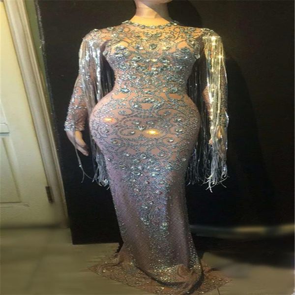 party decoration y26 singer evening dress long tassel sleeve female rhinestone performance skirt stage wear costume diamonds elastic clothe
party decoration y26 singer evening dress long tassel sleeve female rhinestone performance skirt stage wear costume diamonds elastic clothe