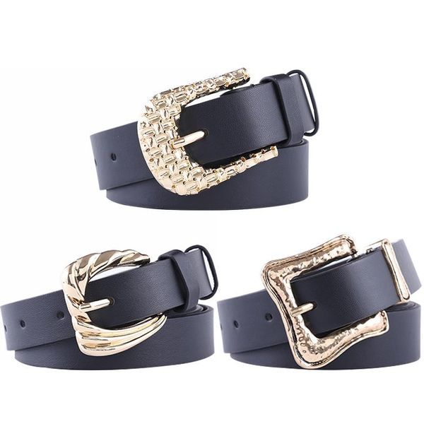 belts style combination with black gold buckle belt ladies fashion personality pattern pin decorative women, Black;brown
belts style combination with black gold buckle belt ladies fashion personality pattern pin decorative women, Black;brown