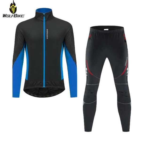 winter windproof long sleeve cycling jersey set water repellent bicycle clothing mtb bike jackets pants uniform suit racing sets, Black;blue
winter windproof long sleeve cycling jersey set water repellent bicycle clothing mtb bike jackets pants uniform suit racing sets, Black;blue