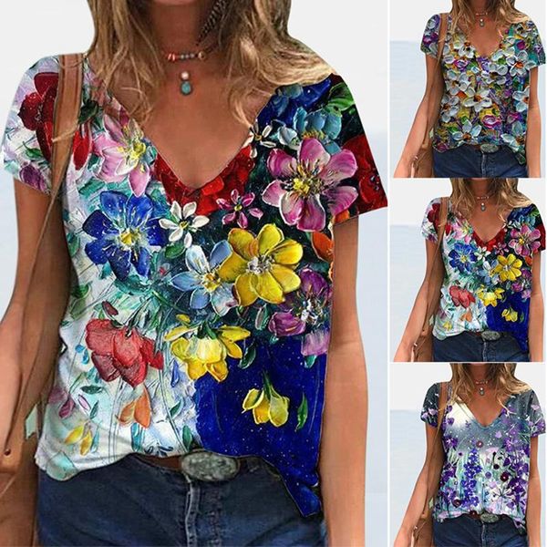 flower print oversized tshirt female v-neck aesthetic shirt tees women summer 2021 casual vintage short sleeve clothes women's t-shirt, White
flower print oversized tshirt female v-neck aesthetic shirt tees women summer 2021 casual vintage short sleeve clothes women's t-shirt, White