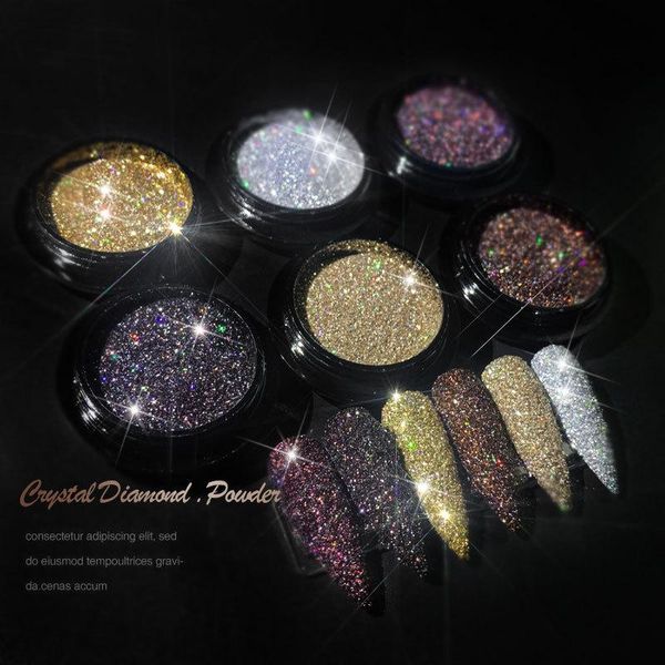 crystal diamond reflective nail powder dust nails glitter pigment holographic gel polish for art decorations supplies, Silver;gold
crystal diamond reflective nail powder dust nails glitter pigment holographic gel polish for art decorations supplies, Silver;gold