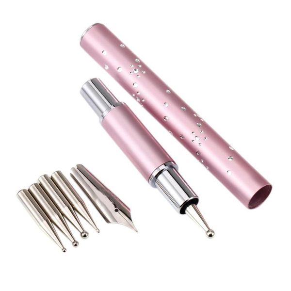nail art kits manicure set fine lace drawing pen with stainless steel 5 sizes nibs tips dotting for diy tools
nail art kits manicure set fine lace drawing pen with stainless steel 5 sizes nibs tips dotting for diy tools