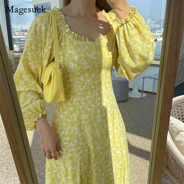 korean fashion loose women dress summer vintage square collar floral es for casual elegant long vestido 14004 210512, Black;gray
korean fashion loose women dress summer vintage square collar floral es for casual elegant long vestido 14004 210512, Black;gray