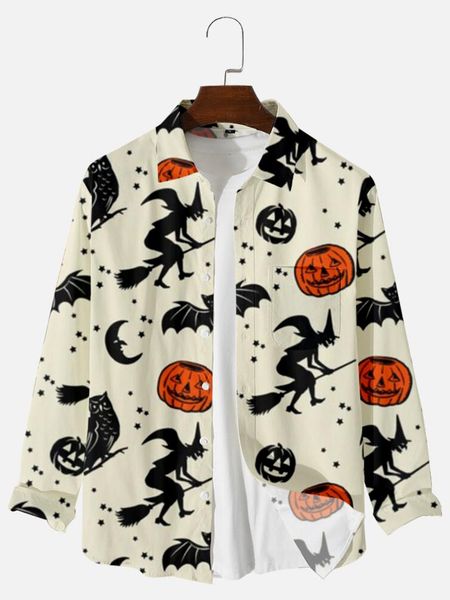 men's casual shirts 2021 4 halloween stripe pattern digital printing loose large button long sleeve cardigan shirt, White;black
men's casual shirts 2021 4 halloween stripe pattern digital printing loose large button long sleeve cardigan shirt, White;black
